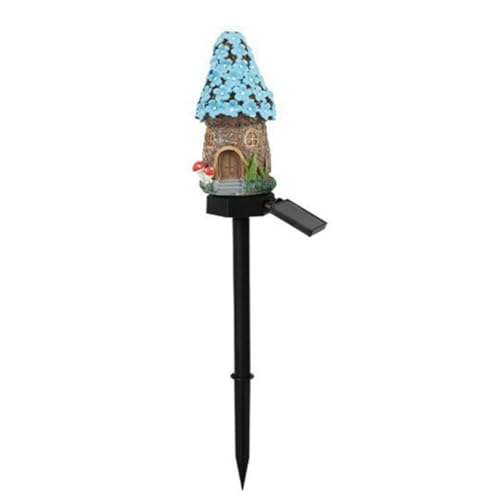 Bezaubernde Solar Gartenlampe Feenhausstil für schöne Außenbeleuchtung (1) von ReachMall