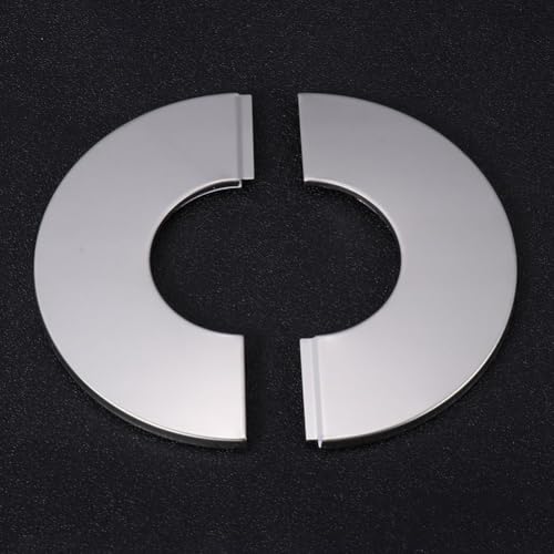 Dekorative Abdeckung für Wasserhähne, stilvolles Edelstahl-Zubehör für Heimwerker-Projekte (65 x 23 mm) von ReachMall