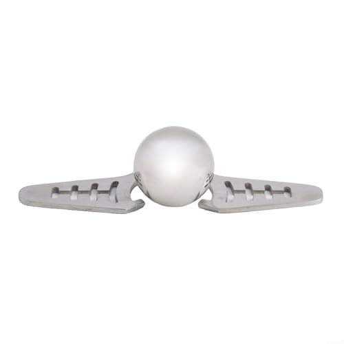 Edelstahl-Eiskugel, Espresso-Kühlsteine, Eiswürfel mit Halter, wiederverwendbare Metall-Eiswürfel für Getränke (Eiskugel und Halterung) von ReachMall