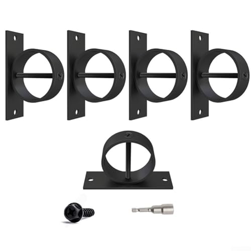 Edelstahl-Seilhalterungen, 5 x Seilzaunhalterungen, 5 Seilhalterungen, 10 selbstschneidende Schrauben, ein Schraubenhülsenhalterungs-Set Edelstahl-Seilhalterungen, 5 x Seilzaunhalterungen, 5 Seilhalterungen, 10 selbstschneidende Schrauben, ein Schraubenhülsenhalterungs-Set von ReachMall