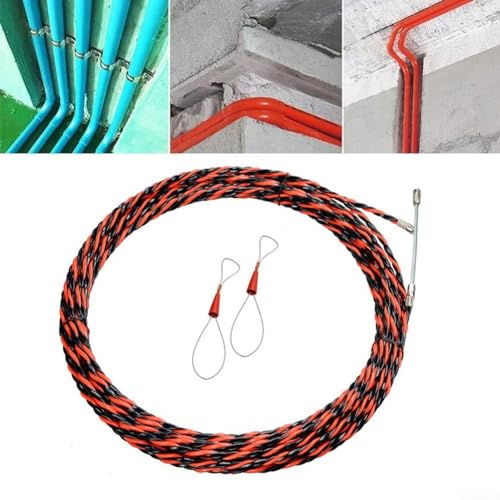 Einfach zu bedienendes Elektriker-Kabel-Einfädelgerät, handlich und zuverlässig für Kabelführung (15 m) von ReachMall