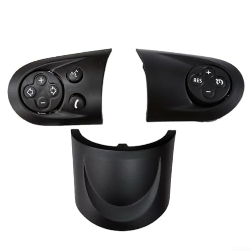 Ersatz-Lenkrad-Steuerschalter-Verkleidung für Mini Cooper R55 R56 für R57 R58 R59 R60 R61 3 Stück Kunststoff direkt passend 2007 2014 Modell von ReachMall