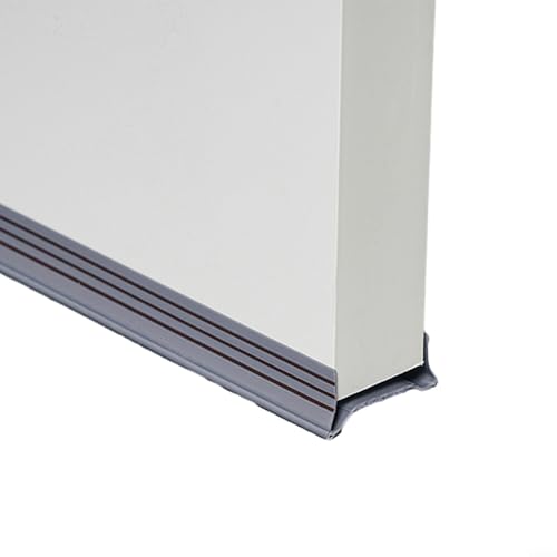 Flexible 93 cm Türbodendichtung aus PVC und Filz zur Geräusch- und Windkontrolle (grau) von ReachMall