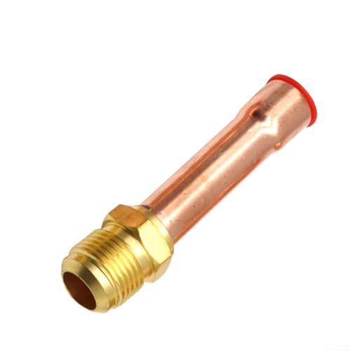 Für Klimaanlagen Kupferrohr Messing Fitting Connector mit 45 Grad Adapter, Gewinde für sichere auslaufsichere Verbindung in Kühlsystemen (5 Punkte φ15,88) von ReachMall
