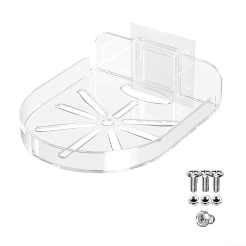 Für Überwachungskamera-Wandhalterung, Standregal, Innenhalterung mit Schrauben, schwimmendes Regal, kompatibel mit Mini-Lautsprechern und kleinen Haushaltsgeräten (1 Stück) von ReachMall