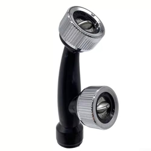 Gartenschlauch-Sprühdüse, Hochdruck-Wasserspar-Sprühdüse, Sprühdüse für landwirtschaftliche Bewässerung, Gartenbewässerung (K-5 Doppelloch) von ReachMall