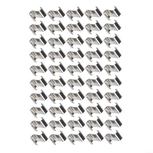 Gewächshausglas-Z-Clips aus 304 Edelstahl für verbesserte Haltbarkeit, wählen Sie eine Menge von 25, 50 oder 100 Stück (100 Stück) von ReachMall