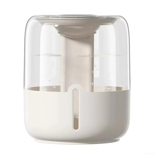 Großer USB-Luftbefeuchter 6 8L mit Nachtlicht & Digitalanzeige, mit Dual-Sprühoptionen für Luftkomfort (Beige) von ReachMall