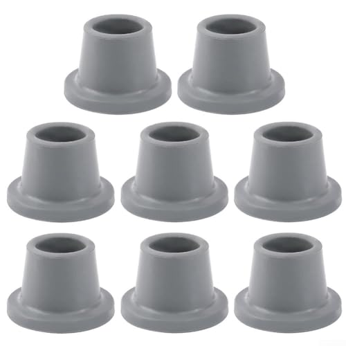 Gummi-Endabdeckungen, 60 mm, rutschfestes Design für Duschstühle und Bänke, schnelle Installation und sichere Passform, 8 Stück Gummi-Endabdeckungen, 60 mm, rutschfestes Design für Duschstühle und Bänke, schnelle Installation und sichere Passform, 8 Stück von ReachMall