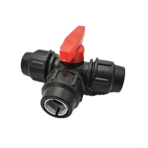 Hochdruckbeständiger PE-Rohrverbinder mit Steuerventil für sicheren und zuverlässigen Wasserfluss (32 mm) von ReachMall