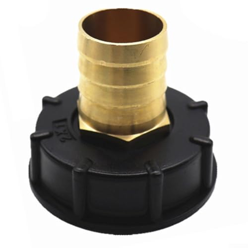IBC Behälteradapter Auslaufhahn Wasserhahn Kappe Zubehör, stabile Materialien, 60 mm Gewinde (32 mm) von ReachMall