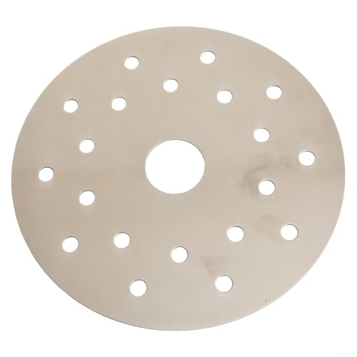 Induktionskochfeld-Konverterplatte, Induktions-Adapterplatte, Edelstahl-Induktionskochfeld-Wärmeverteiler für Ringplatte, Scheiben-Wärmeverteiler (16,5 cm) von ReachMall