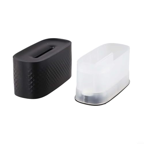 Kompakter Diffusor für ätherische Öle mit automatischer Abschaltung und 7 farbigen Nachtlichtern, 160 ml Luftbefeuchter mit zwei verschiedenen Sprühmodi (schwarz) von ReachMall