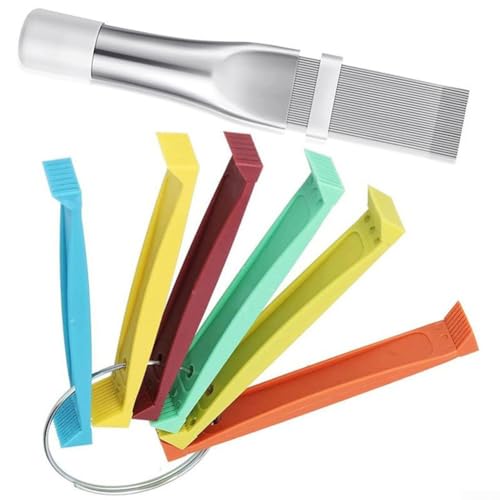 Kondensator Fin Straightener, AC Fin Comb Set Cleaner Cleaning Tool Kit, AC Coil Cleaner Air Refrigerator Fin Cleaner for AC Condenser Verdampfer von ReachMall