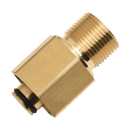 Messing M22 Schnellkupplung für Hochdruckreiniger, Hochdruckschlauchadapter mit M22 Außengewinde von ReachMall