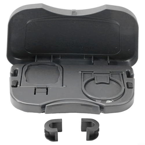 Multifunktionales Auto-Rücksitz-Tablett, ideal für Essen und Trinken während langer Fahrten (grau) von ReachMall
