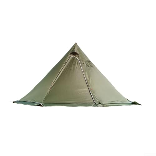 Outdoor-Jurtenzelt für Erwachsene, leichtes Pyramidenzelt mit einzigartigem Design und effizientem Belüftungssystem (grün) von ReachMall