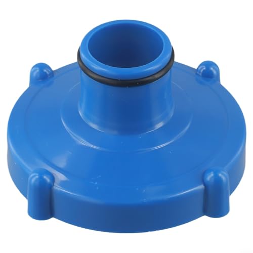 Poolschlauch-Adapter, 80 mm auf 32 mm, PVC, blau, Ersatz für Schwimmbadschlauch-Adapter, Staubsaugerschlauch-Anschlussadapter von ReachMall