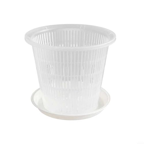 Praktischer Blumentopf für Orchideen mit Drainage-Funktionen, perfekt für die Anzucht einer Vielzahl von Pflanzen (160 mm) von ReachMall