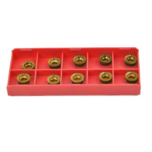 Professionelles 10-teiliges Hartmetall-Einsatz-Set RPMT10T3MO Durchmesser 9 mm für Stahlbearbeitung mit Kantensprungfestigkeit und Hitzebeständigkeit Professionelles 10-teiliges Hartmetall-Einsatz-Set RPMT10T3MO Durchmesser 9 mm für Stahlbearbeitung mit Kantensprungfestigkeit und Hitzebeständigkeit von ReachMall