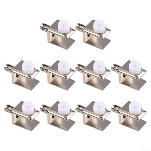 Regalhalterungen aus Zinklegierung, 10 Stück, verstellbare Wandhalterungen für verschiedene Paneele Regalhalterungen aus Zinklegierung, 10 Stück, verstellbare Wandhalterungen für verschiedene Paneele von ReachMall