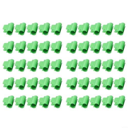 Robuste Gewächshaus-Clips, 4050 Stück, zur Sicherung von Kunststoffabdeckungen in Gärten (50 Stück, 20 mm) von ReachMall