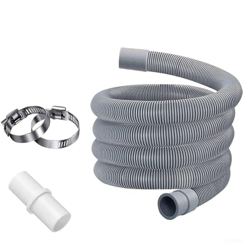Robuster 2 m langer Ablaufschlauch für Geschirrspüler und Waschmaschine, 1,5 m Robuster 2 m langer Ablaufschlauch für Geschirrspüler und Waschmaschine, 1,5 m von ReachMall
