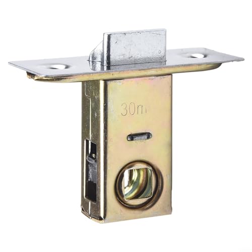 Robuster Einsteckriegel für Innentüren, Zinklegierung mit wendbarem Design (30 mm) von ReachMall