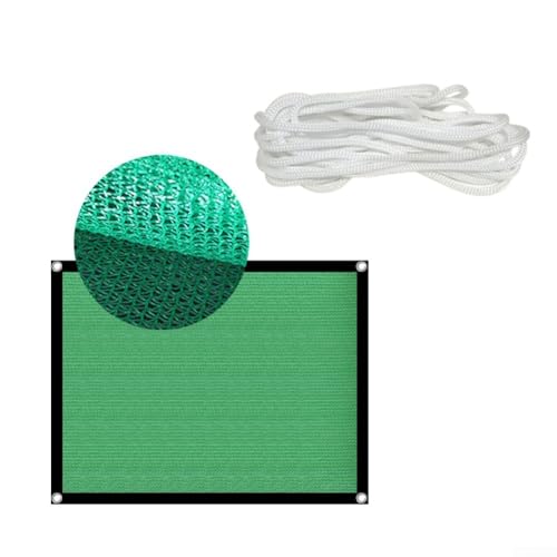 Robustes grünes Netz für Sichtschutz und Windschutz im Garten mit 90 % Schattierungsrate (3 x 4 Meter) von ReachMall