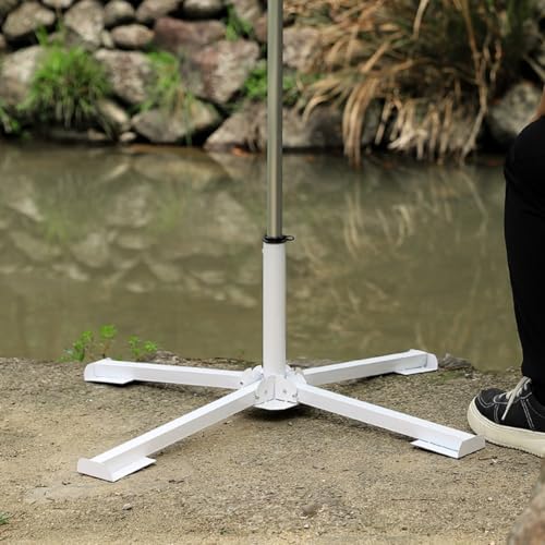 Schirmständer, verstellbar, tragbar, Strandanker, Sonnenschutz, faltbar, Terrassenschirm-Basishalter für Angeln/Strand/Sonnenschirme, Sonnenschirmständer von ReachMall