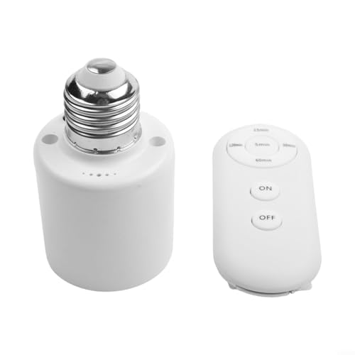 Schlankes Design Fernbedienung E27 Schraube Lampenfassung mit fortschrittlichen Funktionen für moderne Wohnräume von ReachMall