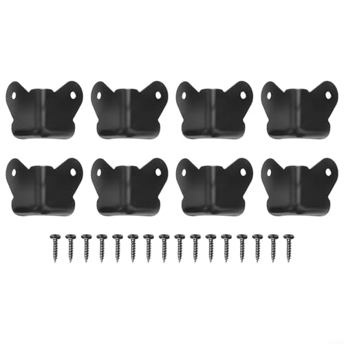 Secure Your Amp 8-teiliges Gitarrenschrank-Eckschutz-Set mit Schrauben von ReachMall