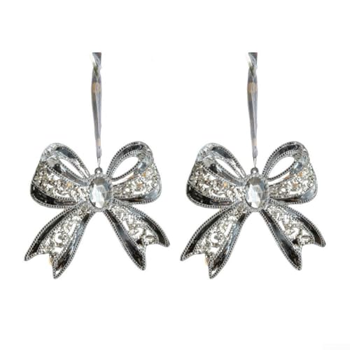 Set aus transparenten Acryl-Weihnachtsschmuck mit Stern, Baum und Engel, hängende Dekorationen für saisonale Heim- und Veranstaltungszwecke (C) von ReachMall