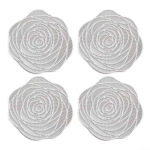 Speisen Sie elegant mit unserer wasserabweisenden Tischset-Serie mit einem raffinierten Bronze-Look (Silber) von ReachMall