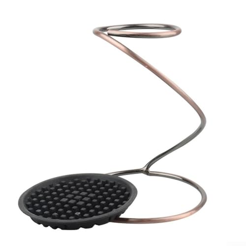 Spirale Kaffee-Rack Set für Handkaffeekannen und Werkzeuge, Metallausführung mit doppelter Luftspirale für Stabilität (2) von ReachMall