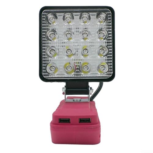 Tragbare Taschenlampe, schnurloses LED-Arbeitsleuchte, kompakter Strahler, Baustellen-Flutlicht, einstellbare Helligkeitsstufen für Sos-Reparatur (B) von ReachMall