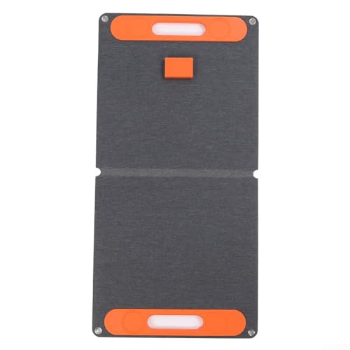 Tragbares 80-W-Solarpanel mit Dual-USB-Ausgang für alle Ihre Ladebedürfnisse im Freien (grau) von ReachMall