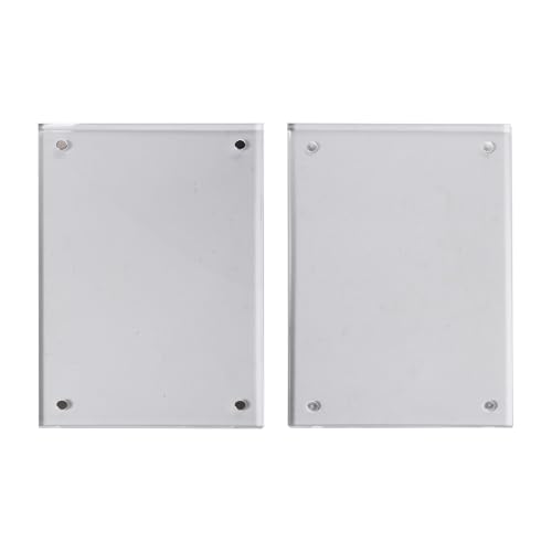 Transparenter Acryl-Bilderrahmen mit magnetischem Display, bewahren Sie Ihre Erinnerungen stilvoll auf (10 x 15 cm) von ReachMall