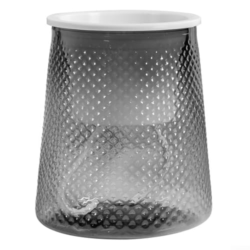 Transparenter selbstwässernder Blumentopf verschönert Ihre Innenräume mit Stil und Funktionalität (Grau 120#) von ReachMall