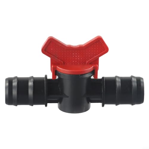 Tropfbewässerungs-Schalterventil, Gartenschlauch-Absperrventil für 16 mm/20 mm/25 mm Bewässerungsrohr, Tropfbewässerungsschläuche, Absperrkugelhahn-Schlauchverbinder (25 mm x 25 mm, 1 Stück) von ReachMall