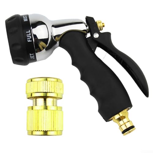 Verstellbare Muster Schlauchtülle Gartenschlauch Spray Autowäsche Wasserpistole Paket Hochdruck-Anti-Rutsch-Wasserschlauch Rohr Verstellbare Muster Schlauchtülle Gartenschlauch Spray Autowäsche Wasserpistole Paket Hochdruck-Anti-Rutsch-Wasserschlauch Rohr von ReachMall