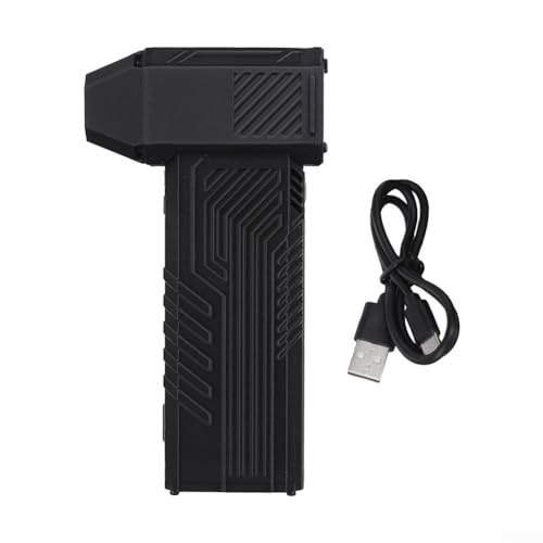 Violent Turbo-Lüfter, 130.000 U/min, bürstenloser Motor, industrielle Ventilatoren, Mini-tragbarer 3-Gang-einstellbarer Druckluft-Staubwedel-Gebläse von ReachMall