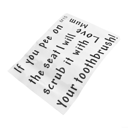 WC-Wandaufkleber Dekoration aus geruchlosem PVC, wasserdicht und doppelseitiges visuelles Muster mit starker Klebrigkeit, geeignet für Badezimmerwände WC-Wandaufkleber Dekoration aus geruchlosem PVC, wasserdicht und doppelseitiges visuelles Muster mit starker Klebrigkeit, geeignet für Badezimmerwände von ReachMall