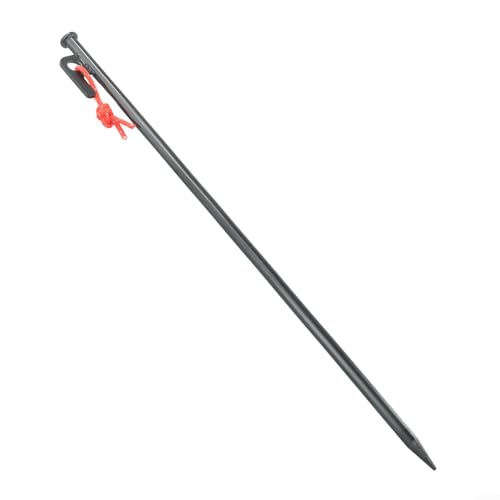 Zeltheringe aus Stahl mit integriertem Seil, perfekte Lösung zur Stabilisierung Ihres Vordaches oder Ihrer Markise im Freien (40 cm) von ReachMall