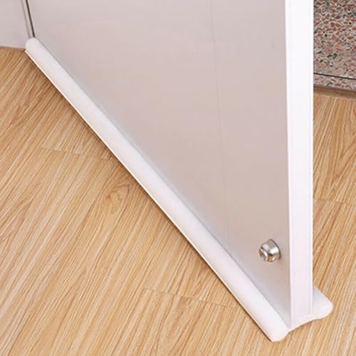 Zugluftstopper für die Tür, 93 cm, effiziente Lösung zur Geräusch- und Staubkontrolle (weiß) von ReachMall