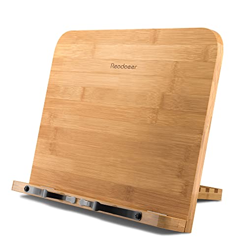Bamboo Folding Portable Reading Stand von READAEER