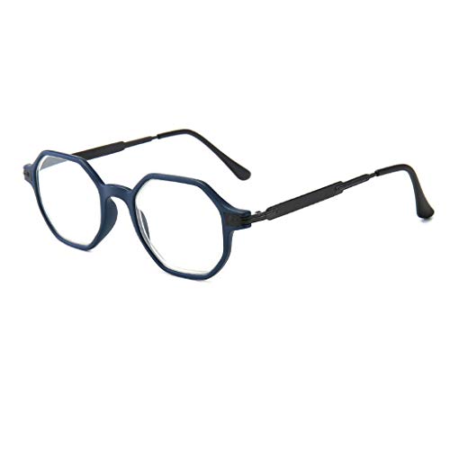 HD-Lesebrille, Retro-Anti-Blau-Lesebrille, stilvoller und Leichter Rahmen, langlebiges Metallscharnier, Multi-Dioptrien, 1,0, 1,5, 2,0, 2,5, 3,0 von Reading glasses