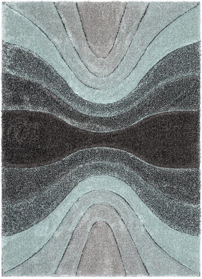 Ready Rugs Designteppich 3D-Kurven glänzende Kollektion Ready Rugs Designteppich 3D-Kurven glänzende Kollektion von Ready Rugs