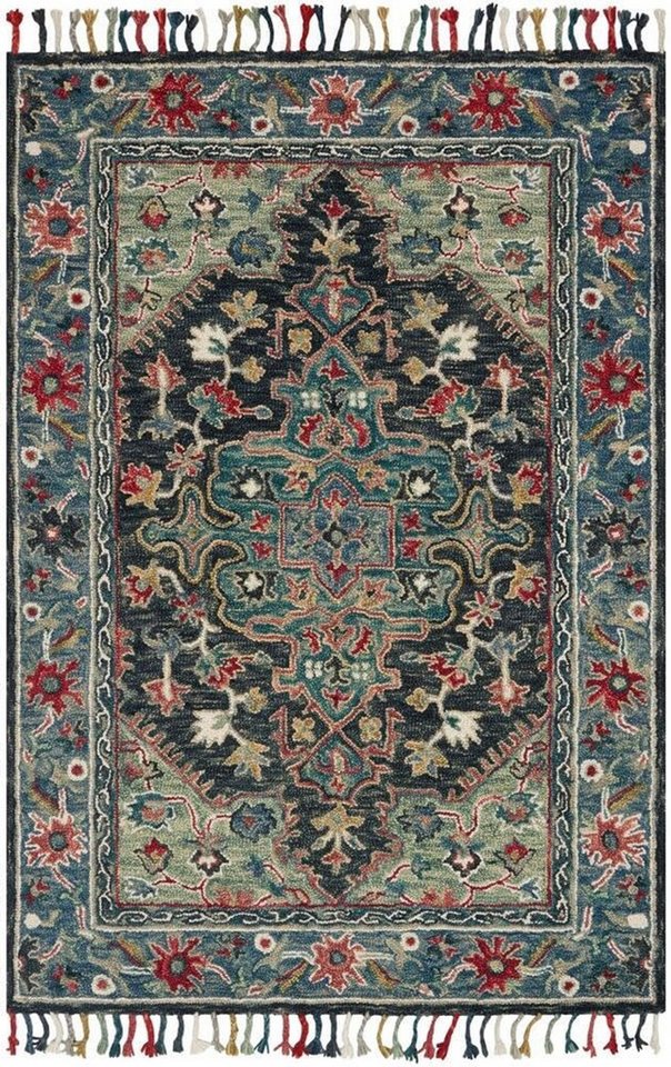 Ready Rugs Designteppich Fringes Loop Teppichkollektion Grun Multi von Ready Rugs