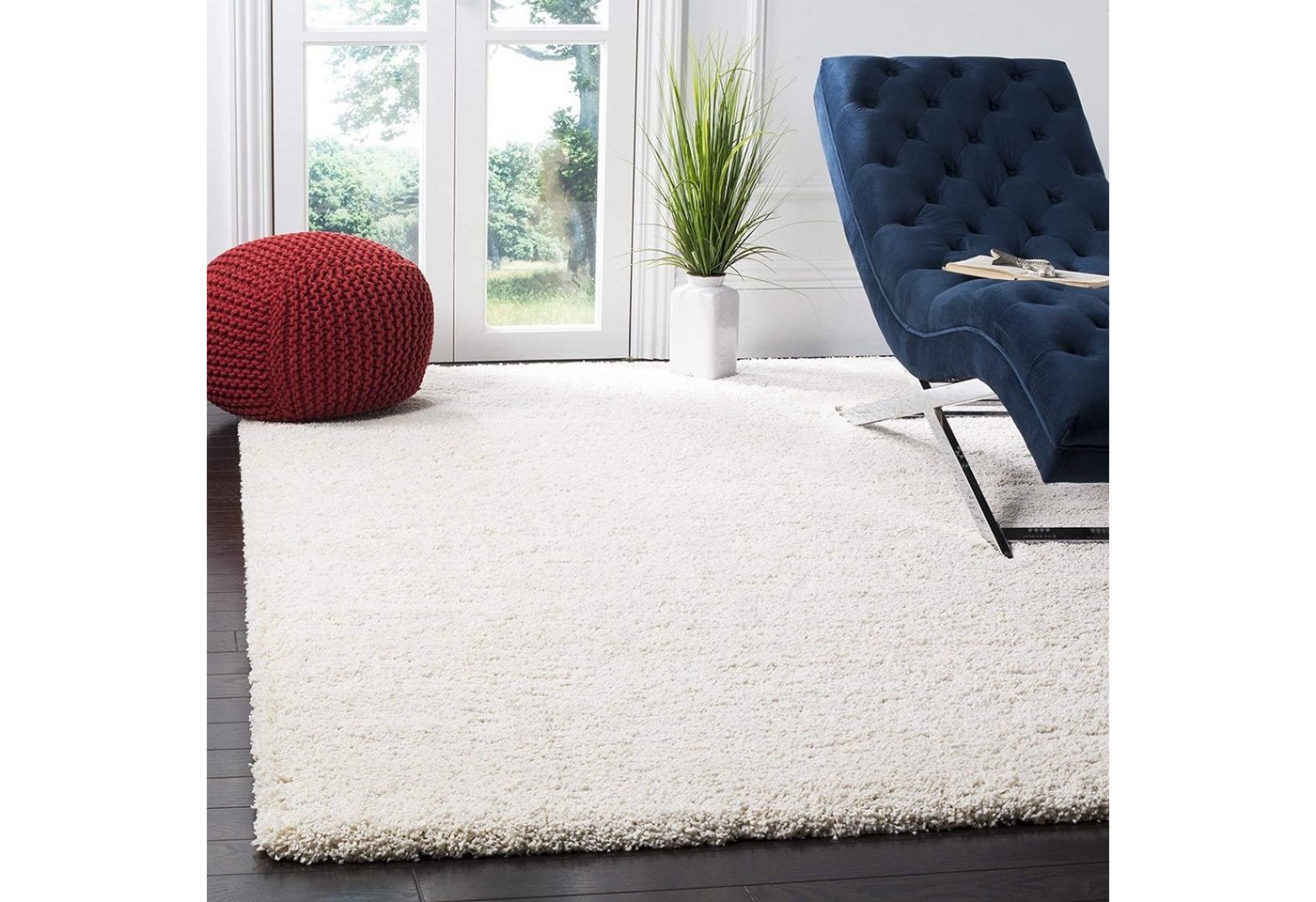 Ready Rugs Hochflor-Teppich Einfarbiger Teppich von Ready Rugs